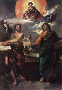 DOSSI, Dosso The Virgin Appearing to Sts John the Baptist and John the Evangelist dfg
